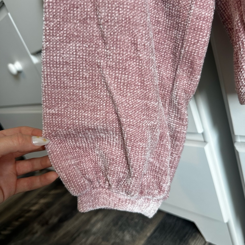 Pink Lily Cozy Pink Knit Sweater